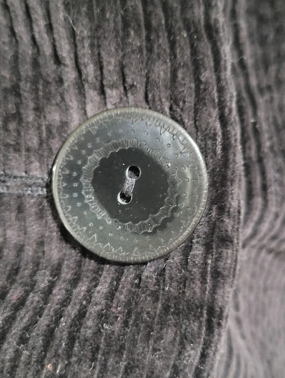 J. Jill Lightweight Velvet Corduroy Jacket Mandarin Collar Size MP Buttons